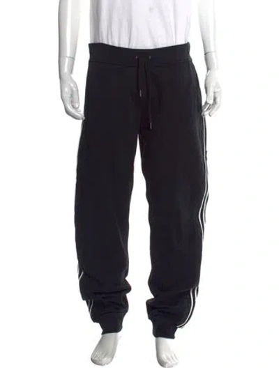 Pre-owned Hermes Striped Sweatpants In Black