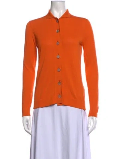 Pre-owned Hermes Sweater In Orange