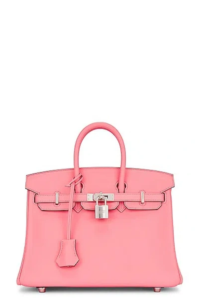 Pre-owned Hermes Swift Birkin 25 Handbag In Pink