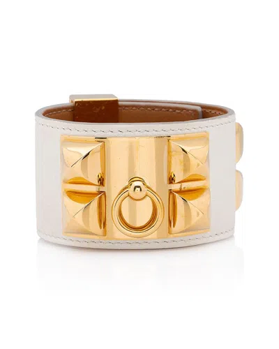 Pre-owned Hermes Hermès Swift Calfskin Collier De Chien Bracelet (authentic Pre-loved)
