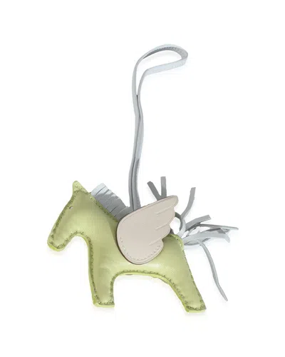 Pre-owned Hermes Hermès Swift Grigri Rodeo Pegase Charm Pm (authentic Pre-loved)