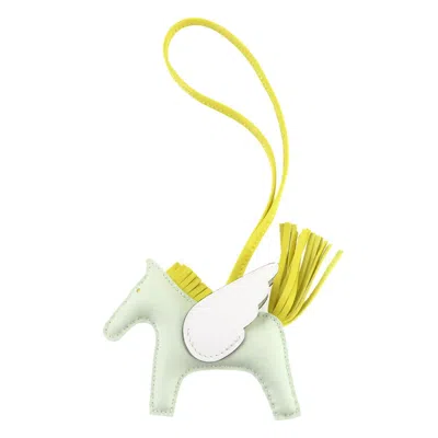 Pre-owned Hermes Swift Leather Agneau Milo Handbag Charm () In Multi