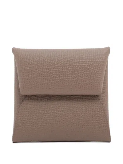 Pre-owned Hermes Swift-leather Wallet In Brown