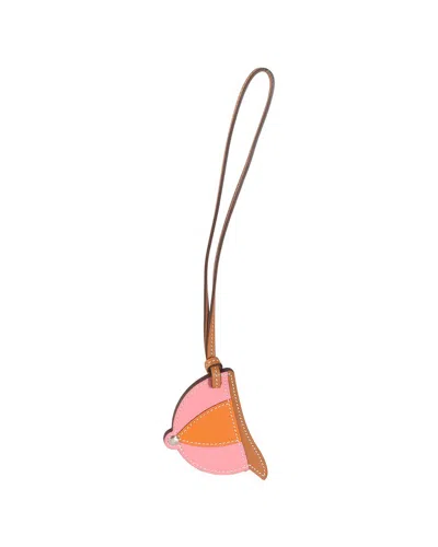 Pre-owned Hermes Hermès Swift Paddock Bombe Bag Charm (authentic Pre-loved)