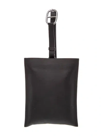 Pre-owned Hermes Swift Pochenplus Wallet In Black