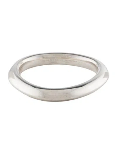 Pre-owned Hermes Tapered Angular Bangle, 7.75" In Multi