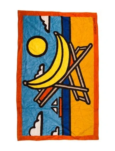 Pre-owned Hermes T'as La Banane Beach Towel