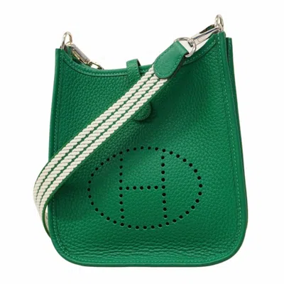 Pre-owned Hermes Taurillon Clemence Leather Shoulder Bag ()