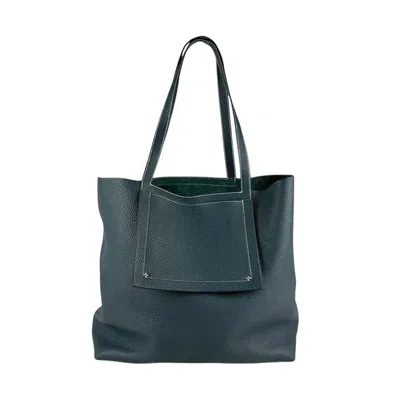 Pre-owned Hermes Taurillon Clemence Leather Shoulder Bag Tote Bag ()