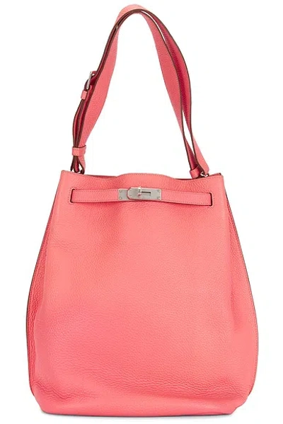 Pre-owned Hermes Taurillon Clemence So Kelly 26 Shoulder Bag