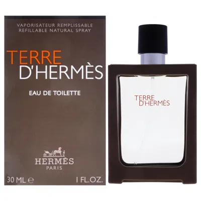 Hermes Terre D By  For Men - 1 oz Edt Spray (refillable) In White