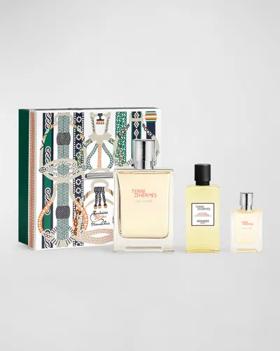 Hermes Terre D'hermès Eau Givrée Eau De Parfum Gift Set In White
