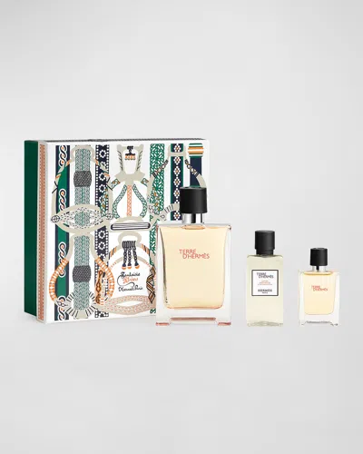 Hermes Terre D'hermès Pure Perfume Gift Set In White