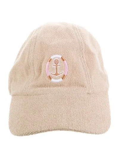 Pre-owned Hermes Terry Cloth Cap In Neutral
