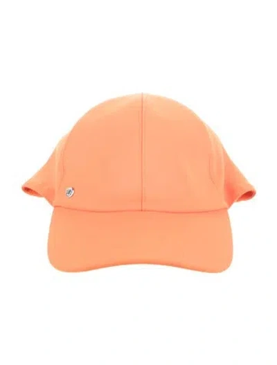 Pre-owned Hermes Tess Milano Baseball Cap In Orange