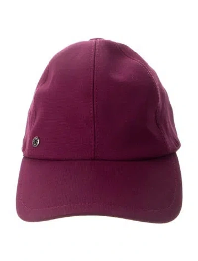 Pre-owned Hermes Tess Milano Cap In Purple