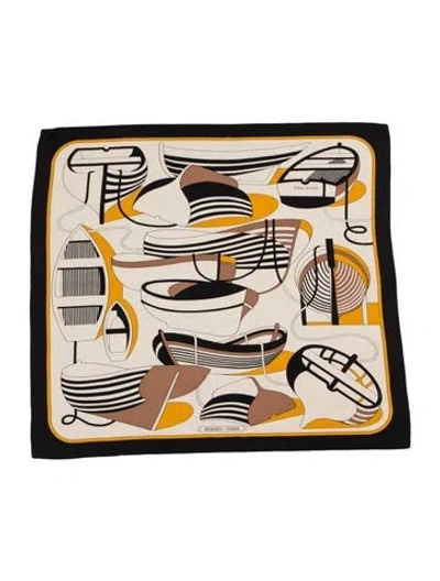 Pre-owned Hermes Thalassa Cashmere Shawl In Black