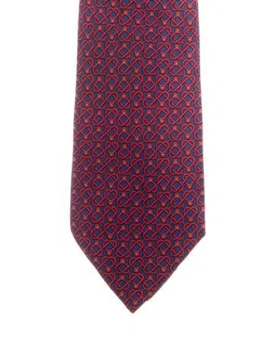 Pre-owned Hermes Tie In Multi