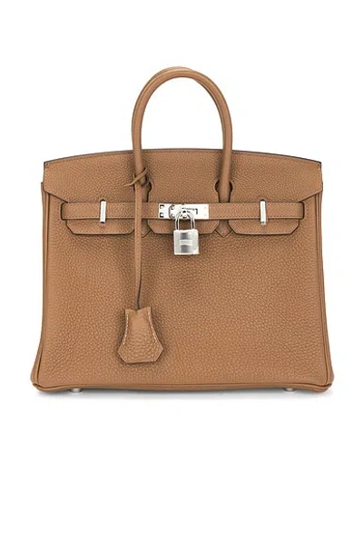 Pre-owned Hermes Togo Birkin 25 Handbag