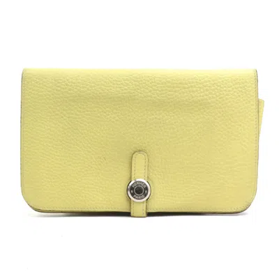 Pre-owned Hermes Togo Leather Coin Purse/coin Case ()