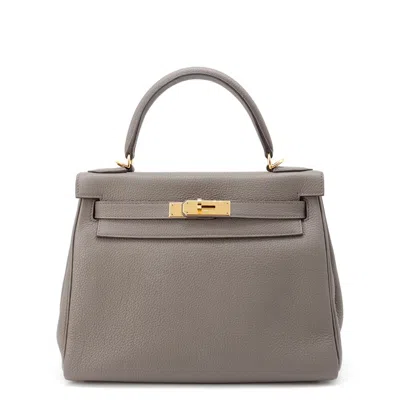 Pre-owned Hermes Togo Leather Handbag () In Multi
