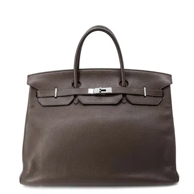 Pre-owned Hermes Togo Leather Handbag () In Multi
