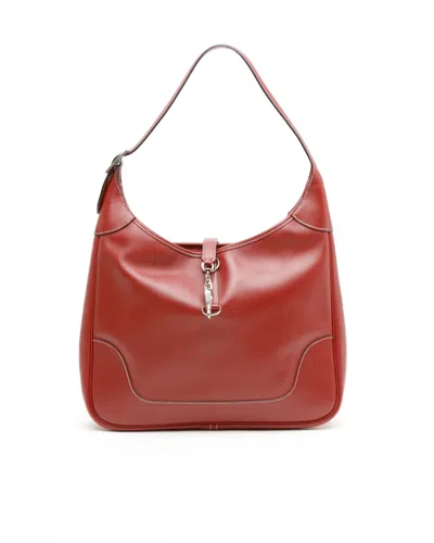 Pre-owned Hermes Hermès Togo Trim 31 Shoulder Bag In Burgundy