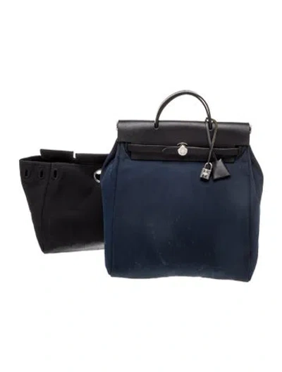 Pre-owned Hermes Toike Verso Herbag Backpack In Multi