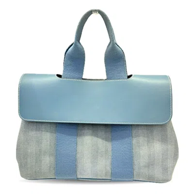 Pre-owned Hermes Toile Chevron Handbag () In Multi