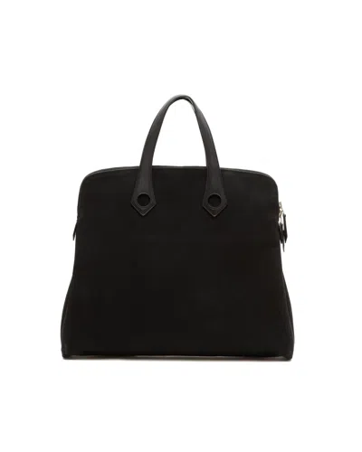 Hermes Hermès Toile Heeboo Tote Bag In Black