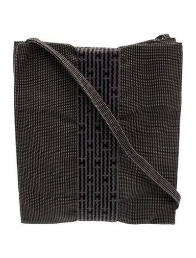 Pre-owned Hermes Toile Herline Pochette In Multi