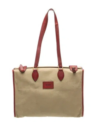 Pre-owned Hermes Toile Kaba Tote In Multi