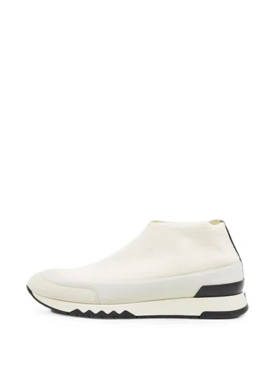 Pre-owned Hermes Tokyo Slip-on Sneakers In White