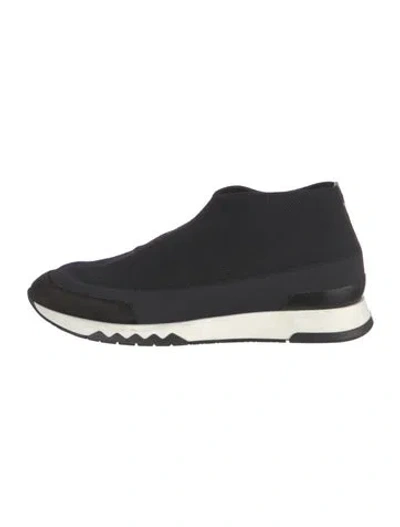 Pre-owned Hermes Tokyo Sock Sneakers In Black