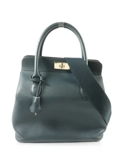 Hermes Toolbox 26 Tote Bag In Green