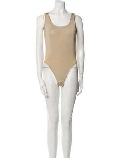 Pre-owned Hermes Top In Neutral