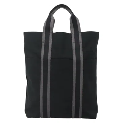 Pre-owned Hermes Hermès Toto Black Canvas Tote Bag ()