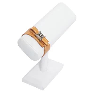 Pre-owned Hermes Hermès Touareg Gold Box Calf Bracelet In Multi