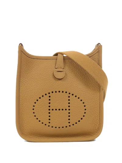Pre-owned Hermes Tpm Evelyne Shoulder Bag In Neutral