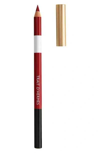 Hermes Trait D'hermès In 79 Rouge Erable