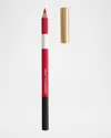 Hermes Trait D' Lip Pencil In Burgundy