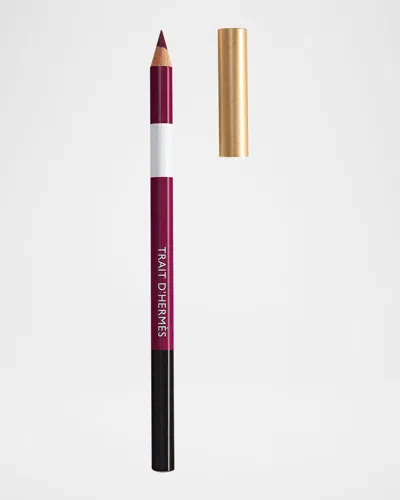 Hermes Trait D' Lip Pencil In 97 Pourpre Figue
