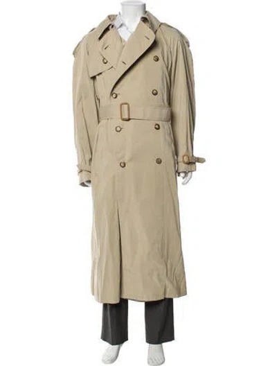 Pre-owned Hermes Trench Coat In Neutral