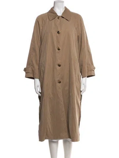 Pre-owned Hermes Trench Coat In Neutrals