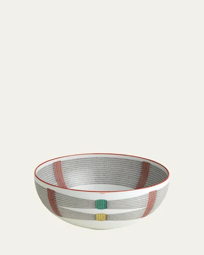 Hermes Tressages Equestres Serving Bowl In Noclr