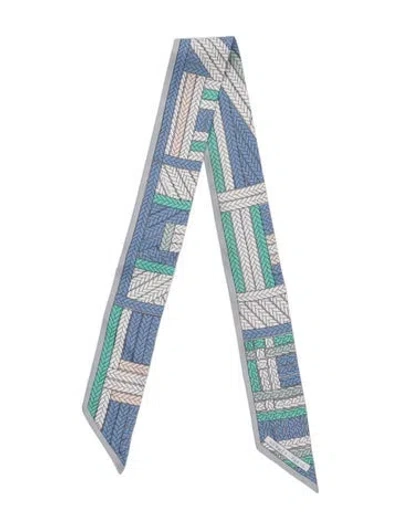 Pre-owned Hermes Tresses H Silk Twilly Scarf In Multi