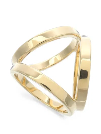 Pre-owned Hermes Trio Ring In Gold
