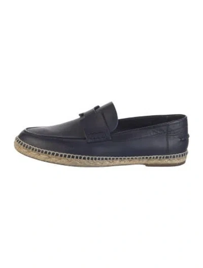 Pre-owned Hermes Trip H Logo Espadrilles In Blue