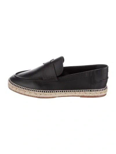 Pre-owned Hermes Trip H Logo Loafers In Black