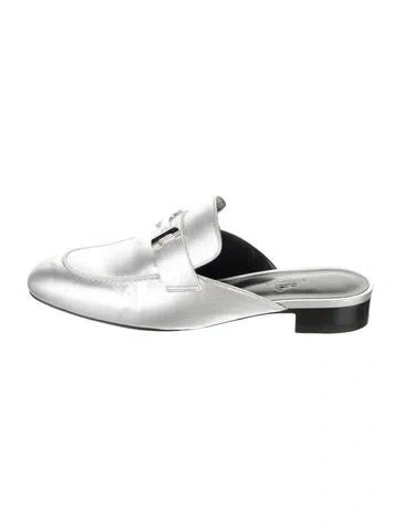 Pre-owned Hermes Trocadero H Logo Mules